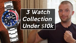 Iconic 3 Watch Collection Under $10k in 2023