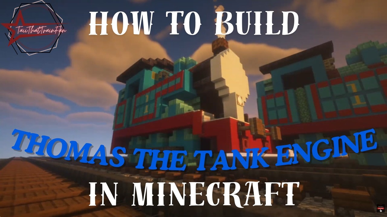 How To Build Thomas The Tank Engine In Minecraft | Tutorial - YouTube