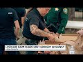 Leon County Sheriff’s Office holds food distribution