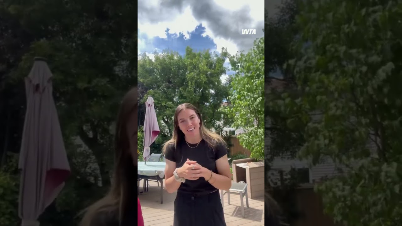 From one Canadian to another! ๐จ๐ฆ A special message for Leylah Fernandez from Vanessa Gilles! #WTA