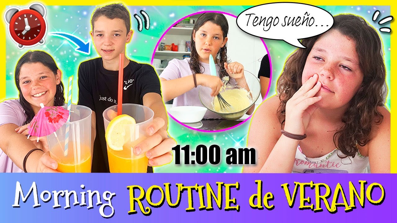 El MORNING ROUTINE de VERANO de DANIELA HAACK 💦 Os enseñamos nuestra RUTINA DE MAÑANA