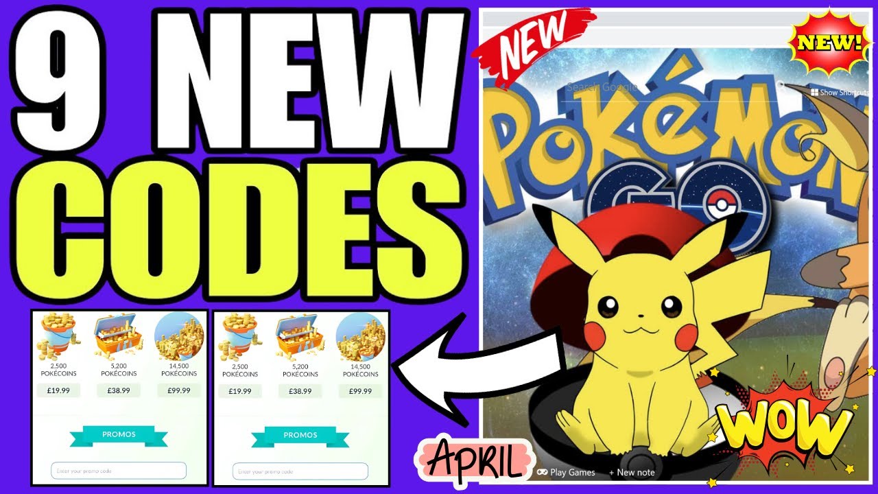 ⚠️APRIL 2025!!⚠️ POKEMON GO PROMO CODES 2025 - POKEMON GO CODES 2025 - CODE POKEMON GO