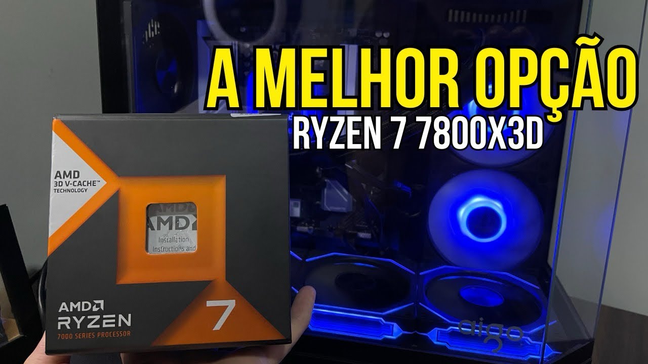 PEGUEI O RYZEN 7 7800X3D EM PROMOÇÃO! UPGRADE BRABO NO MEU PC GAMER!