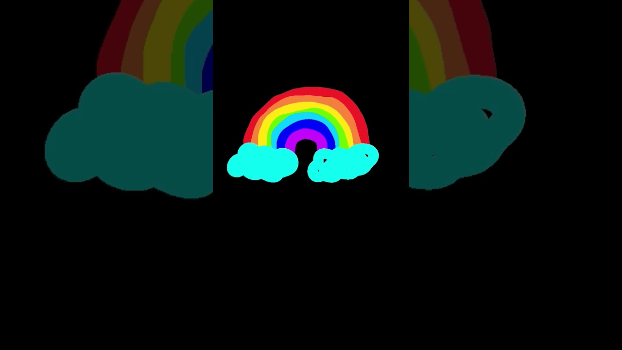 just made a cute rainbow 🌈🥰 