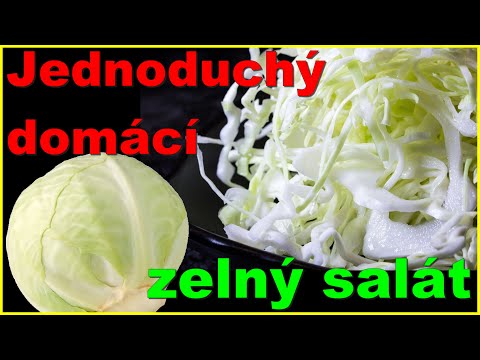 Video: Jak Udělat čínský Zelný Salát