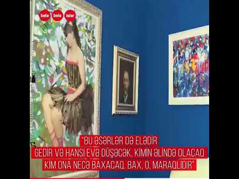 Monika Belluççi şəxsən xahiş edib ki, rəsmini Sakit Məmmədov çəksin