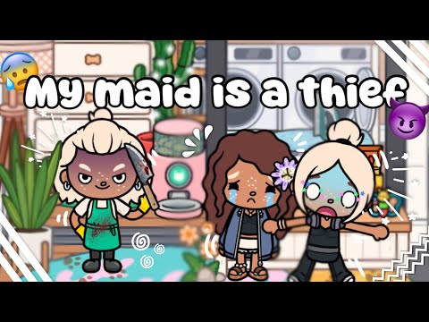 💁‍♀️My maid is a thief 😱🧹|toca boca tik tok roleplay|*WITH VOICE* 🎙️|