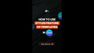 How to Change Styles from templates in Canva | Easy Canva Tips | Canva Tutorials