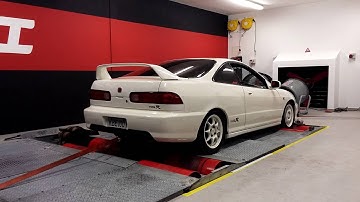 Honda integra dc2 type r dyno run