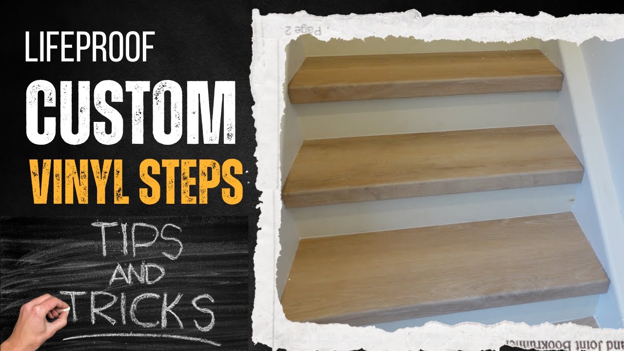 LIFEPROOF VINYL FLOORING ON STAIRS, HOW TO INSTALL VINYL STAIRS WITHOUT
