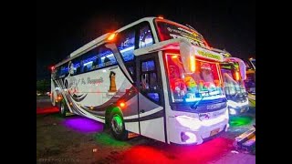 Kumpulan DJ bus malam full strobo