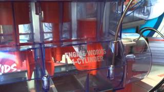 See Through 4 Cylinder Engine Model.