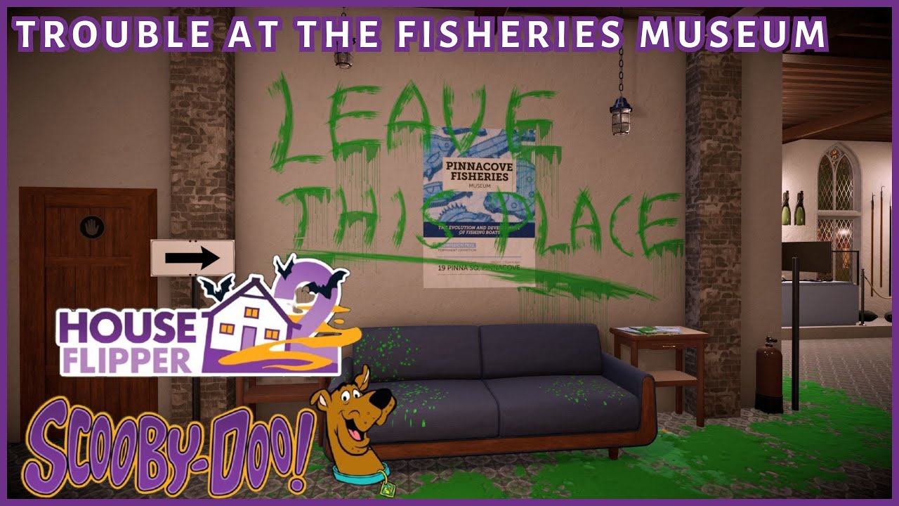 House Flipper 2 | Scooby-Doo DLC | Trouble at the Fisheries Museum