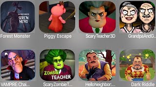 Forest Siren Head Monster,Piggy Escape,Scary Teacher 3D,Grandpa And Granny,VAMPIRE,Scary Zombie,... screenshot 5