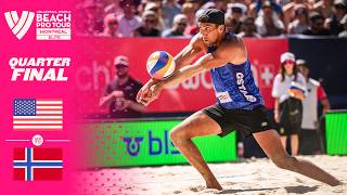 Crabb Tr./Budinger vs. Mol, H./Berntsen - Quarter Final Highlights | Montréal 2026 #BeachProTour
