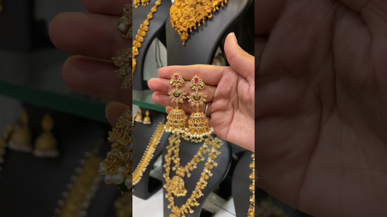 CZ Stone Jumkas | buttalu | price:550 only at 