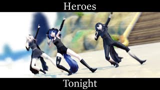 |MMD || FRIENDS || OC| Heroes Tonight