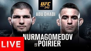 Khabib Vs Poirier . Ufc 242 Live Streaming. Abu Dhabi