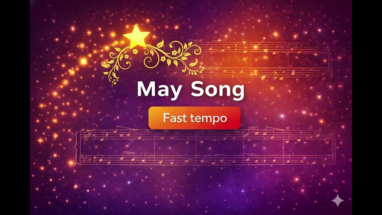 May Song – 100 BPM | Piano Accompaniment (With Click)