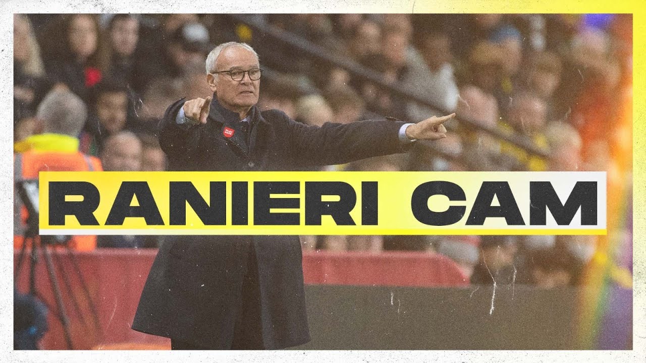 Ranieri CELEBRATION Cam v Man United! | Watford 4-1 Manchester United