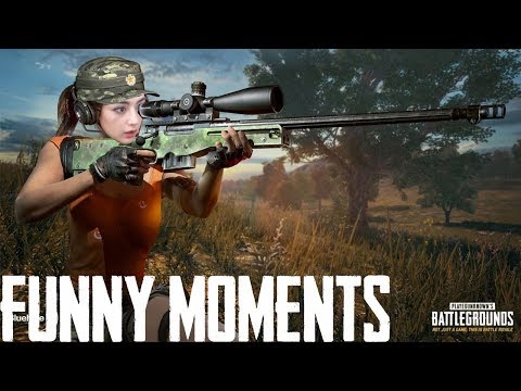 GIRL VS. PUBG! - PlayerUnknown Battlegrounds Funny Moments Part 2
