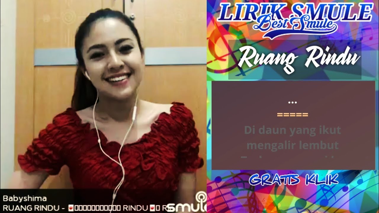 Ruang Rindu Karaoke- Baby Shima - Duet Bareng Artis Smule