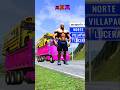 Giant Man Stops a Mega Truck &amp; School Bus! Impossible Challenge - BeamNG Drive #shorts