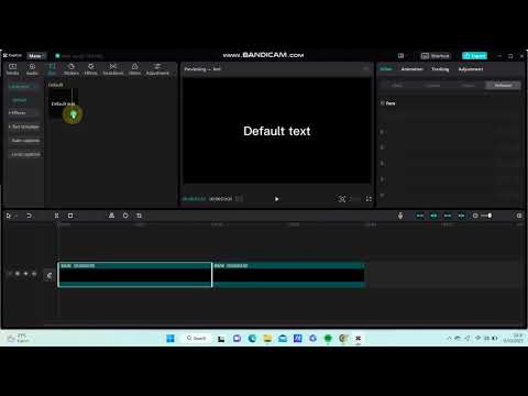 How To Make Light Border Text Effect In CapCut PC Easily? Text Effect Tutorial In CapCut PC!!