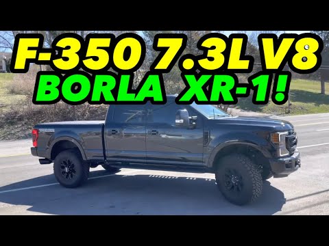2020 Ford F-350 7.3L V8 GASSER Exhaust w/ BORLA XR 1!