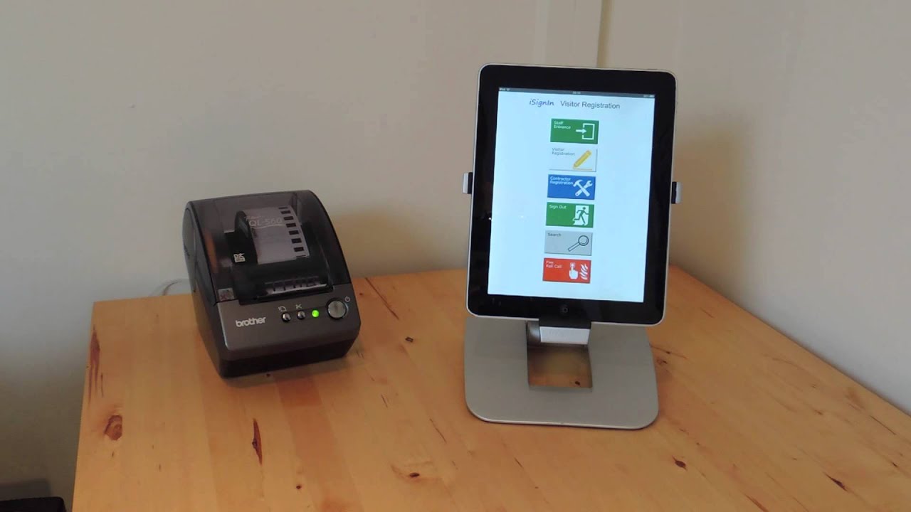 visitor badge printer