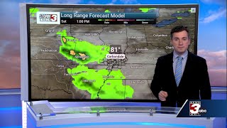 Tracking heat and storm chances