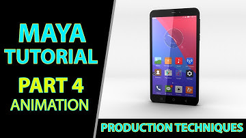Maya 2016 Tutorial | Mobile Advertising Concept - Part 4 Animation