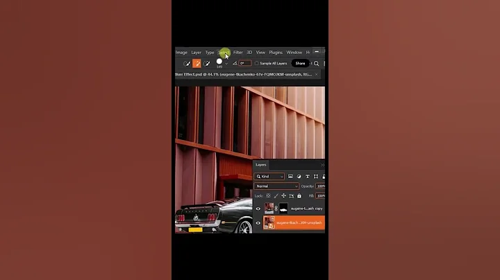 Motion Blur Effect - Short Photoshop Tutorial