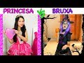 TIPOS DE CRIANÇAS FAZENDO SLIME #10 PRINCESA VS BRUXINHA | Luluca