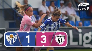 RESUMEN Y GOLES SPORTING CLUB HUELVA vs MADRID CFF , Jornada 5, LIGA F