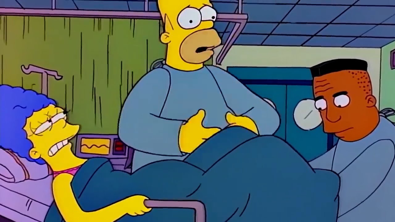 심슨 넷째를 가진 호머부부♥