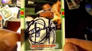 TTM Autograph Return - ERIC DICKERSON HALL OF FAME MOJO!