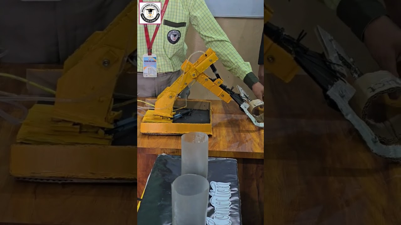 Hydraulic Arm working model OXFORD SCHOOL OF EXCELLENCE 