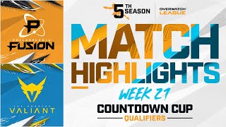 @SeoulInfernal vs @LAValiant | Countdown Cup Qualifiers Highlights | Week 21 Day 3