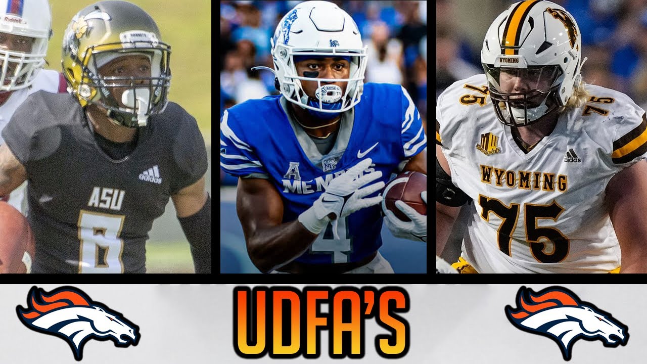 Denver Broncos 2024 Undrafted Free Agents YouTube