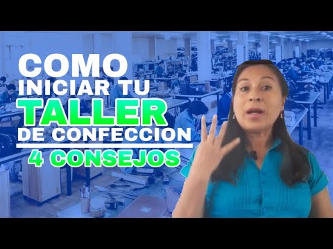 Vídeo: Com Obrir El Vostre Propi Taller De Roba