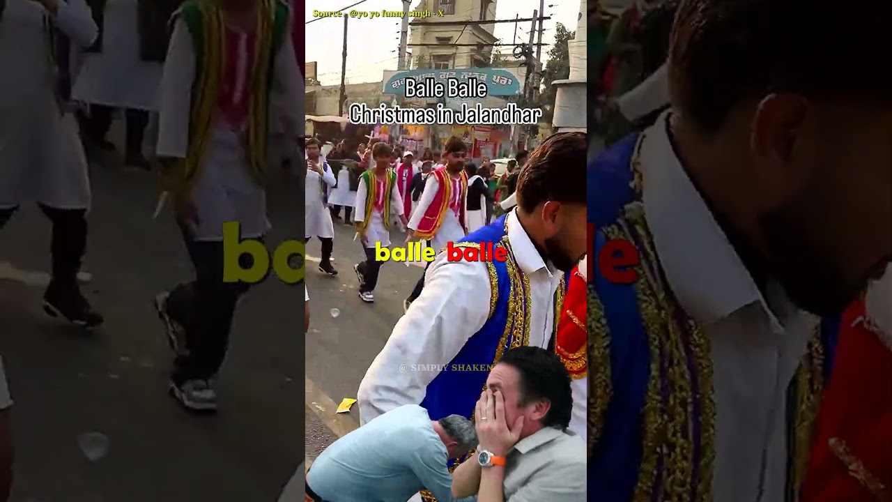 christmas ki balle balle 🎅👳‍♂️ india christmas  