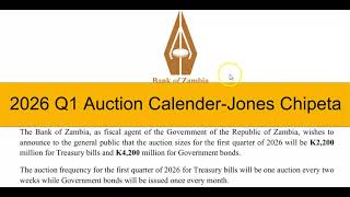 Treasury Bills and Government Bond Issuance Calender News