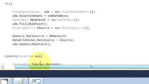 C# Tutorial 20  Change column title of datagridview when connecting Mysql