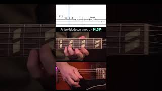 Acoustic country blues guitar (with tab) - #shorts #guitarlesson #guitartabs