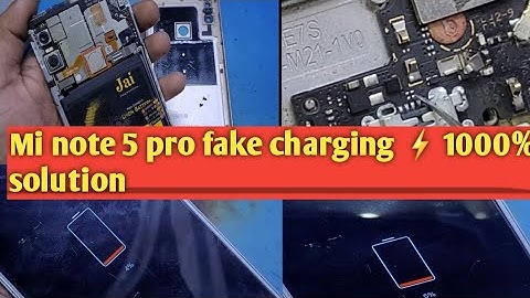 mi note 5 pro fake charging || mi note5 pro Charging not increase fix