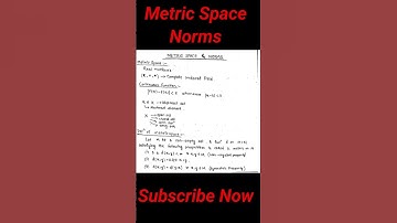 bsc sixth Semester maths metric spaces#maths#mathematics#botany