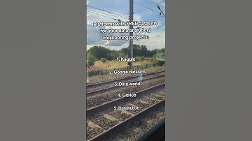 Platforms with FREE datasets for your data analytics/engineering projects: 1