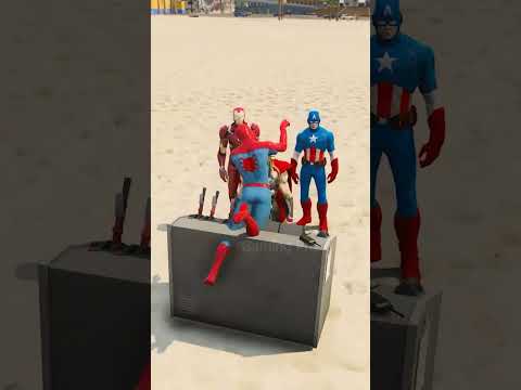 AVENGERS CIRCLE TREADMILL CHALLENGE - WHO WILL SURVIVE ? #shorts #hulk