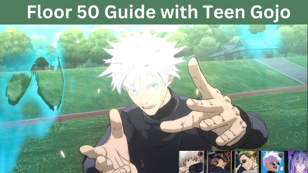 Floor 50 Guide with Teen Gojo (Illusory Tower) - Jujutsu Kaisen Phantom Parade